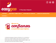 Tablet Screenshot of easygasgroup.com